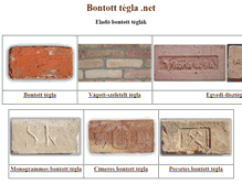 Tablet Screenshot of bontott-tegla.net